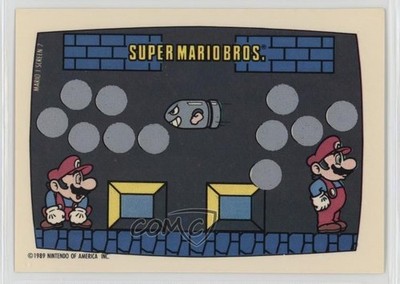 1989 Topps Nintendo Scratch-Off Game Super Mario Bros Screen 7 #7 11to
