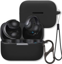 FJIASTB Case for Anker Soundcore AeroClip Open-Ear Earbuds Black 0.01, Black