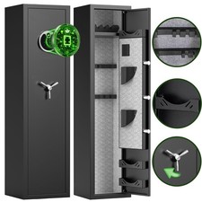 54'' Large Digital Gun Safe ,Gun Cabinet with Shelf for Rifle and Pistol
