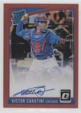 2018 Panini Donruss Optic Red Prizm 2/50 Victor Caratini #RRS-VC Auto 3l1