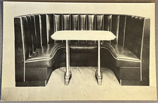 Adv. Keystone Leatherette Products Breakfast Nook Formica, Phila. PA, ca 1960 PC