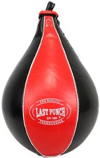 Equipo de entrenamiento de boxeo con pelota de velocidad giratoria Last Punch roja y negra