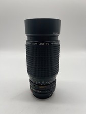 Objectif Canon FD 75-200mm f4.5 Macro Zoom Vintage Noir Fonctionnel #c59