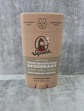 Dr. Squatch Birchwood Breeze Natural Deodorant Aluminum Free Deodorant for Men