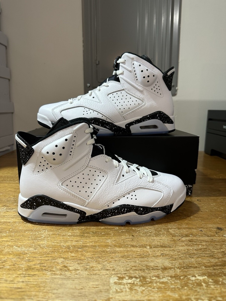 Men's Sizes 7-12 Nike Air Jordan 6 Retro Reverse Oreo Black White