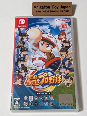 Nintendo Switch Jikkyou Powerful Pro Yakyuu Baseball SW KONAMI Sports mit Hül...