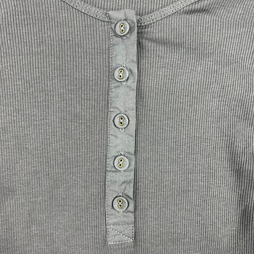 Ulla Johnson Top Donna Small S Grigio Blu Kara Blusa Manica a sbuffo Maglia Camicia 2 - Foto 5 di 8