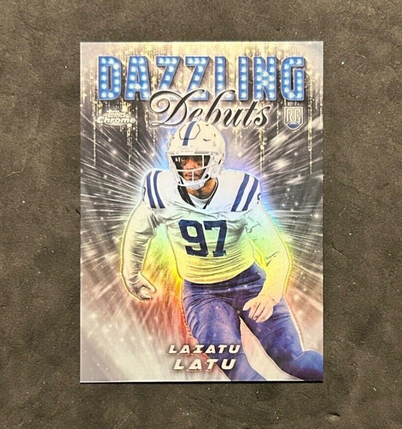 Laiatu Latu Topps Chrome Dazzling Debuts #DD10 Base