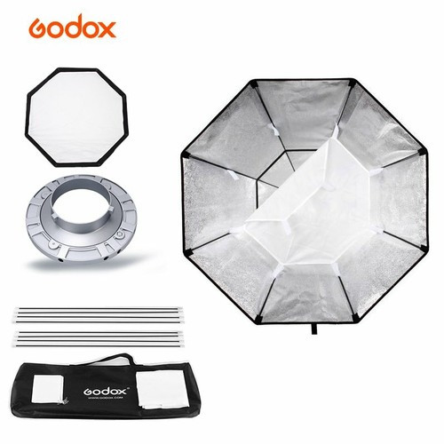 UK Godox Softbox 95cm 37" Octagon Studio Softbox+Bowens Mount For Flash Light UK - Picture 3 of 12