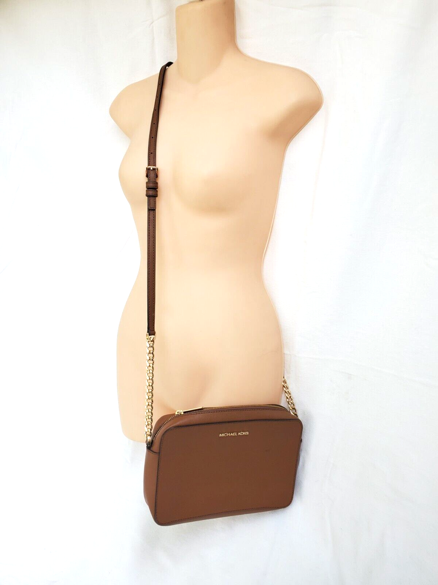 Crossbody Bag Michael Kors Brown Acorn Purse Michael Kors Jet Set
