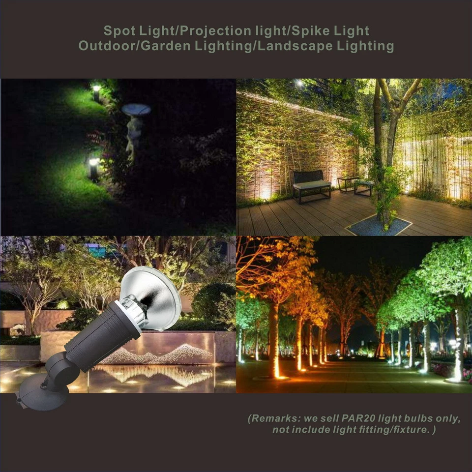 6X PAR20 Led Spot Light Bulb Track Lamp Waterproof Dimmable 9W 120V 230V E26 E27 - Image 4 of 4