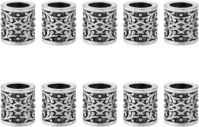 10 pièce Perles Barbe en Alliage Tibétain de 9.5mm Perles Runiques de Dragons Vi