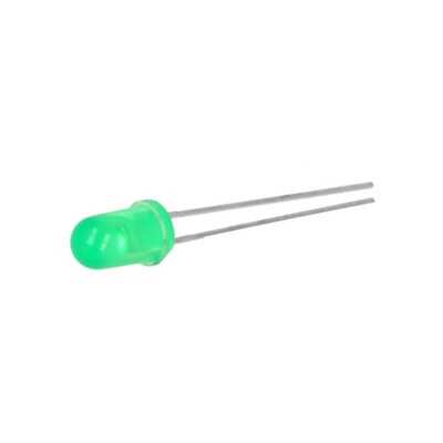 5X LTL2R3KGD-EM LED 5mm grün 38mcd 30° Front: gewölbt Rastermaß: 2,54mm LITEON