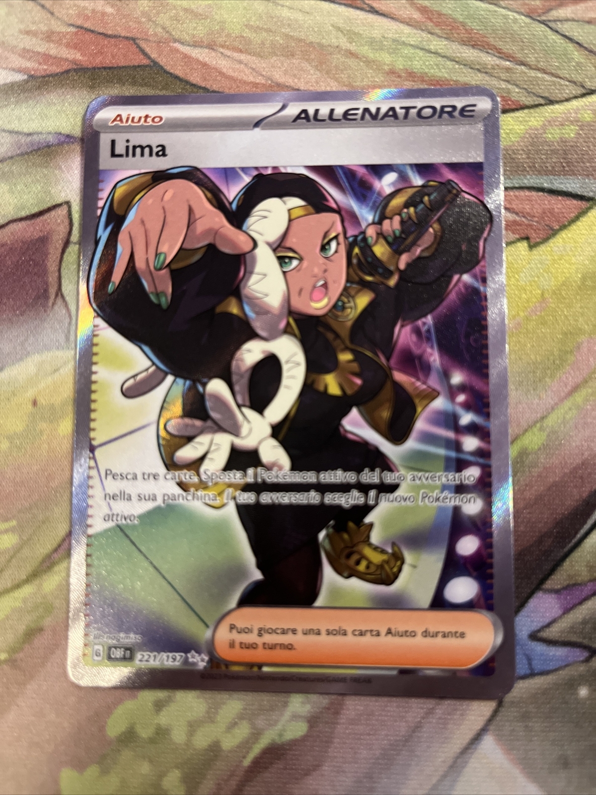 Pokemon - Lima 221/197 - Ossidiana Infuocata - ITA NM