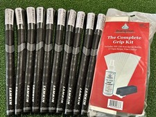 10 X Lamkin Sonar Black Standard Grips Plus Brampton DIY Grip Kit