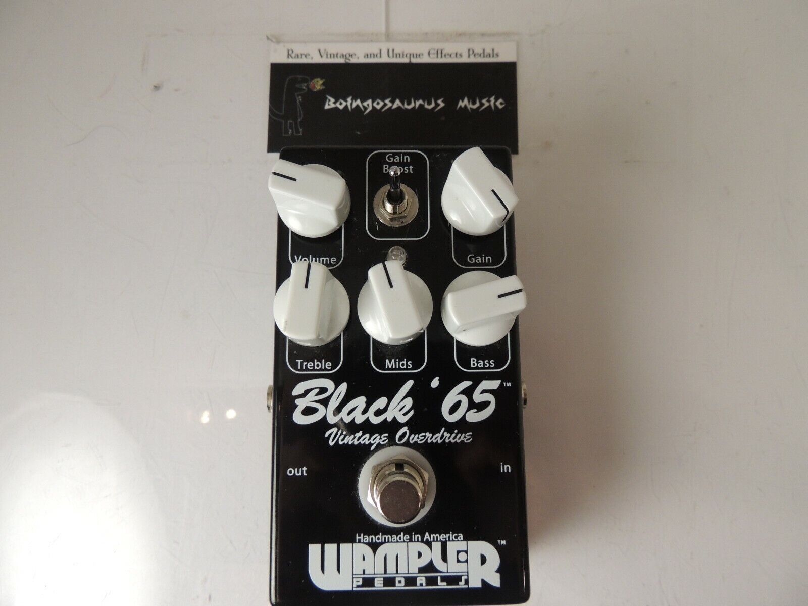 Wampler Black '65 Vintage Overdrive Effects Pedal Free USA S&H | eBay