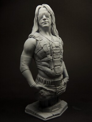 FIGURA DE RESINA. JOHNNY SILVERHAND. IMPRESA 3D . Escala 1/8. STL IMPRESIONES.