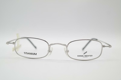 Vintage Daniel Hechter DH022 12 Titanium Silver Oval Glasses Frames NOS |  eBay