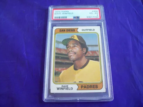 1974 TOPPS #456 DAVE WINFIELD PSA 4