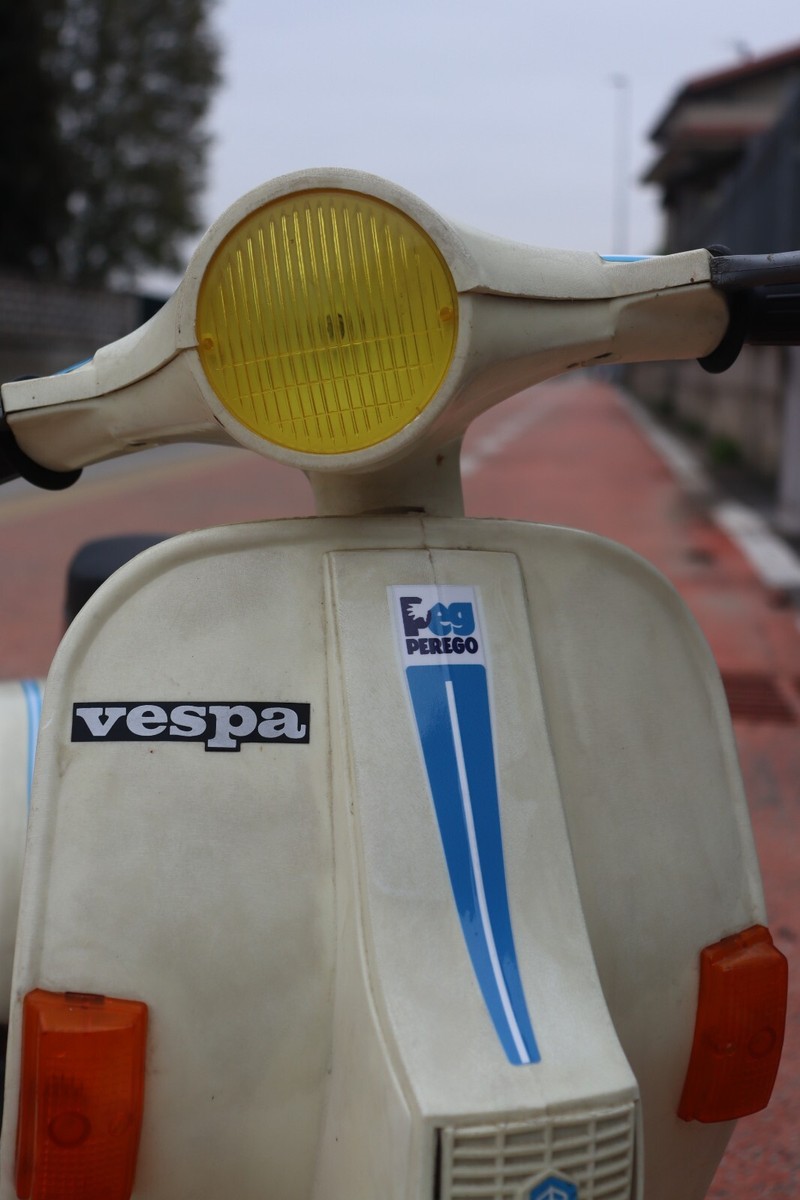 Vespa Peg Perego Vintage Toy V050 Age 1986 Working Elestart Vespa Peg Perego Vintage Toy V050 Age 1986 Working Elestart