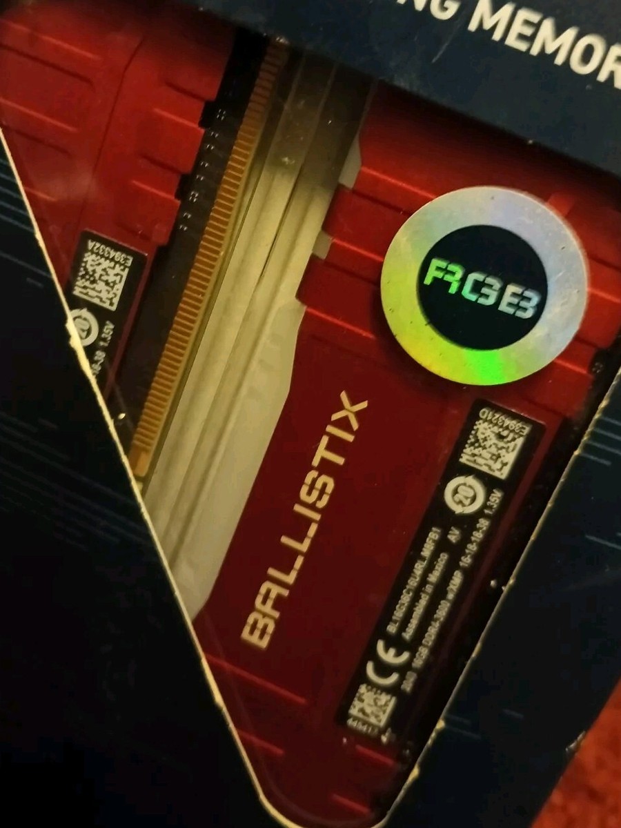 Crucial Ballistix 32GB (2 x 16GB) PC4-25600 (DDR4-3200) Memory