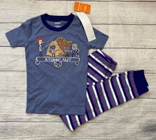 NWT Gymboree PJ Pajama Set ATOMIC NUT SZ 7 Kids