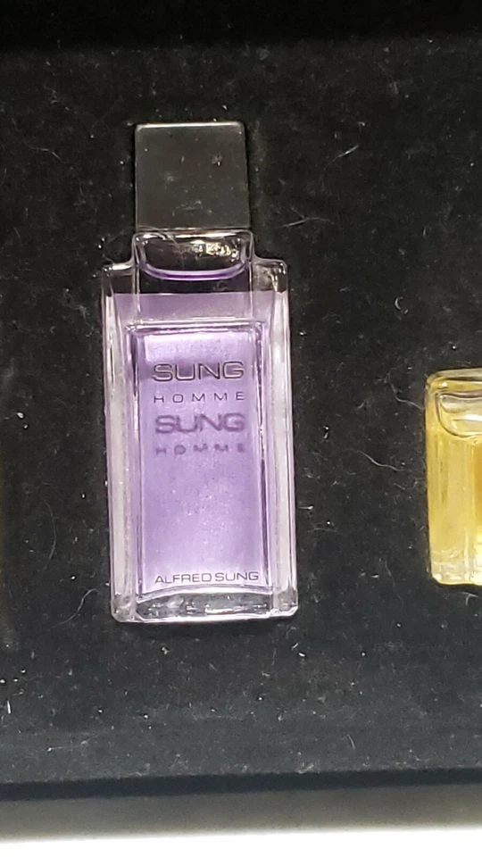 Mini colección de perfumes vintage Alfred Sung Encore, Homme, Bob Mackie Sung x2 Foto 4 de 4