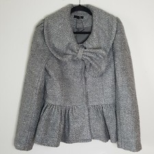 Ryu Boucle Coat Rj4475-f11 Nwot Large