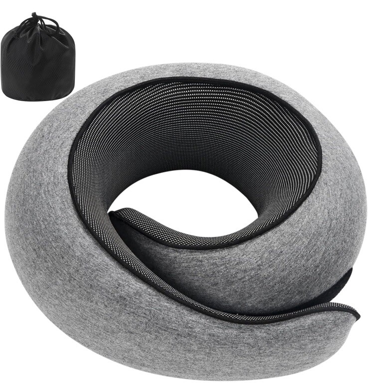 Travel Pillow, Neck Travel Pillow, Memory Foam Neck Travel Pillow, for Airplane-image