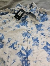 NEW Fashion Nova Shirt Dress Womens Large Blue Daniela Knit Denim Stretch Top