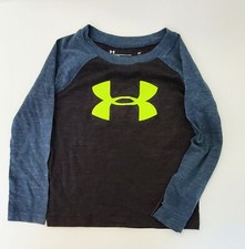 Under Armour Little Boys Triblend Logo Print T Shirt Gray Sz 2T - NWT