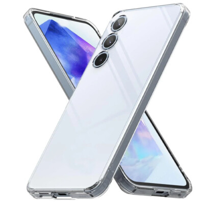 Case Transparent Cover For Samsung Galaxy A55 A35 A25 A15 Shockproof S24 Ultra
