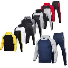 Mens Sports Suit Jogging Sweatsuits Casual Sweatshirt With Sweatpants 2 Pieces