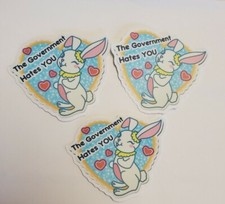Anti Government Stickers Pack Of Three 3 Worldwide Shipping Anti Government Stickers Pack Of Three 3 Worldwide Shipping