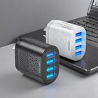 4 Port Wall Adapter Fast Charger AU Plug Universal Phone Charging Home Travel