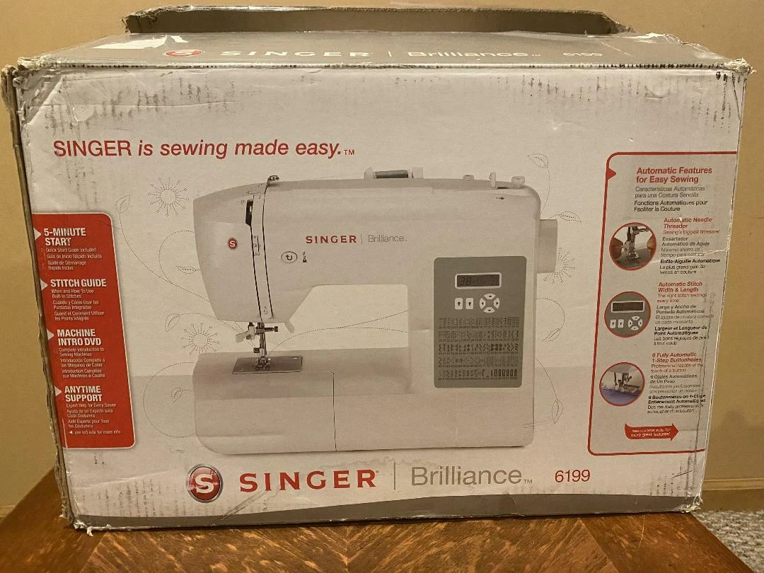 SINGER 6199 Brilliance Computerized Sewing Machine With