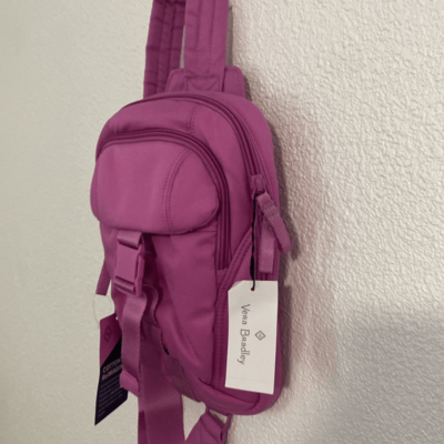 Vera Bradley Utility Sling Backpack Rich Orchid Pink NWT-VERA BRADLEY - 2 in 1-Rich Orchid (pink) Utility Sling  main image 2