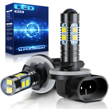 2 Pack 881 Led Fog Light Driving Bulbs 862 886 889 894 896 898 Xenon White 6500k