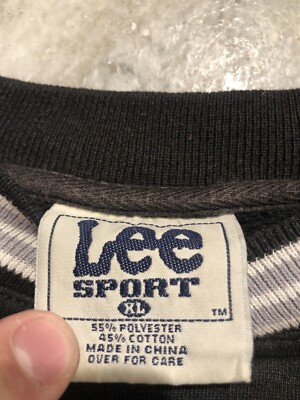 Lee Sport XL アメリカンフットボール　スウェット Vintage Lee Sport Oakland Raiders Long Sleeve Crew Neck