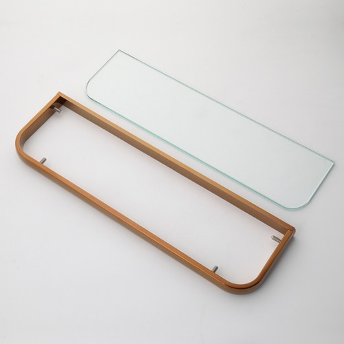 Multi-Functional Rose Gold Alloy Bathroom Accessory Towel Rack Toilet Towel Rod - Picture 24 of 119