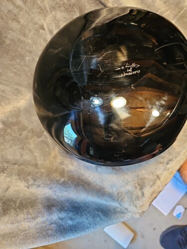 Tiffany! 11 Inch Onyx black Glass Tumb Print Bowl By Elsa Peretti For Tiffany - Picture 7 of 9