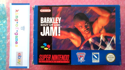   Original BARKLEY SHUT UP AND JAM! PAL SUPER NES SNES SUPER NINTENDO    