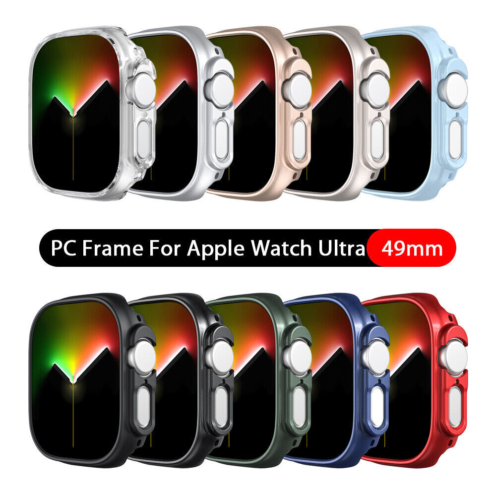 Hard PC Frame iWatch-Case Cover Protector for Apple Watch Ultra / Ultra 2 49mm