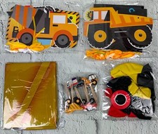 Construction Birthday Party Supplies Dump Truck Party Decorations Kits Set