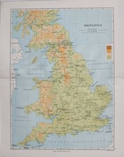 CLASSICAL MAP BRITANNIA LONDINIUM TRINOBANTES VECTIS ORDOVICES TAMESA 