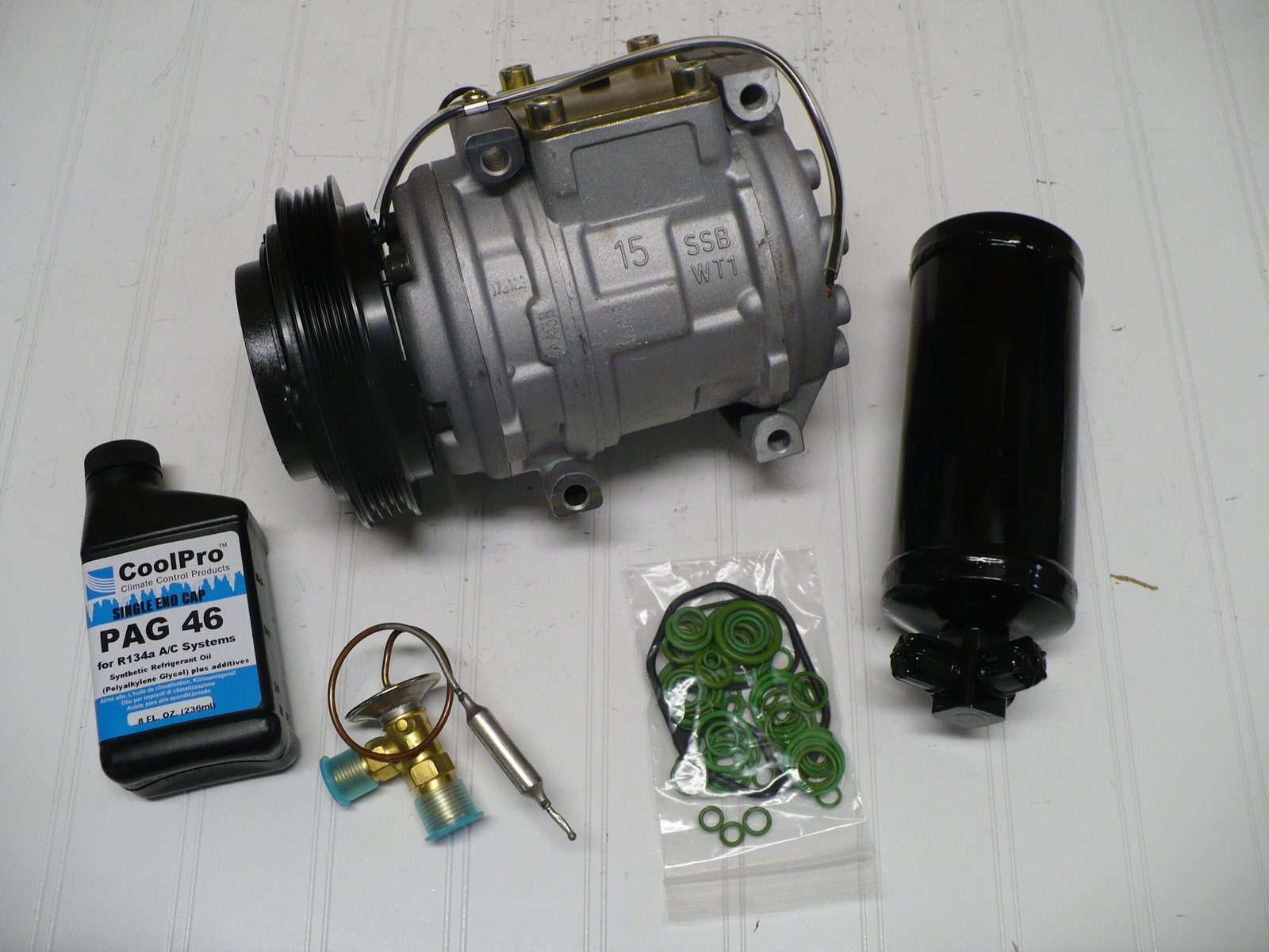 New A/C AC Compressor Kit for 1991-2005 Acura NSX (3.0L, 3.2L)