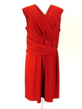 cb Women's Dress Size 1X Red Sleeveless