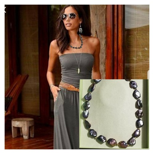 Ross Simons 14k Yellow gold beads Black 