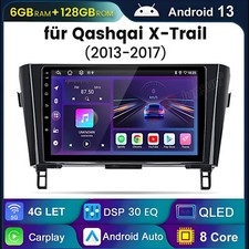 6+128GB Für Nissan X-Trail T32 Qashqai II 2013-2017 Android13 Autoradio GPS DAB+