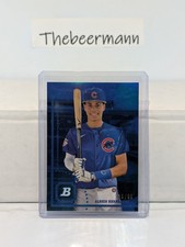 Alexis Hernandez /99 2022 Bowman Heritage Blue Refractor Chrome #BHPC-82 Cubs